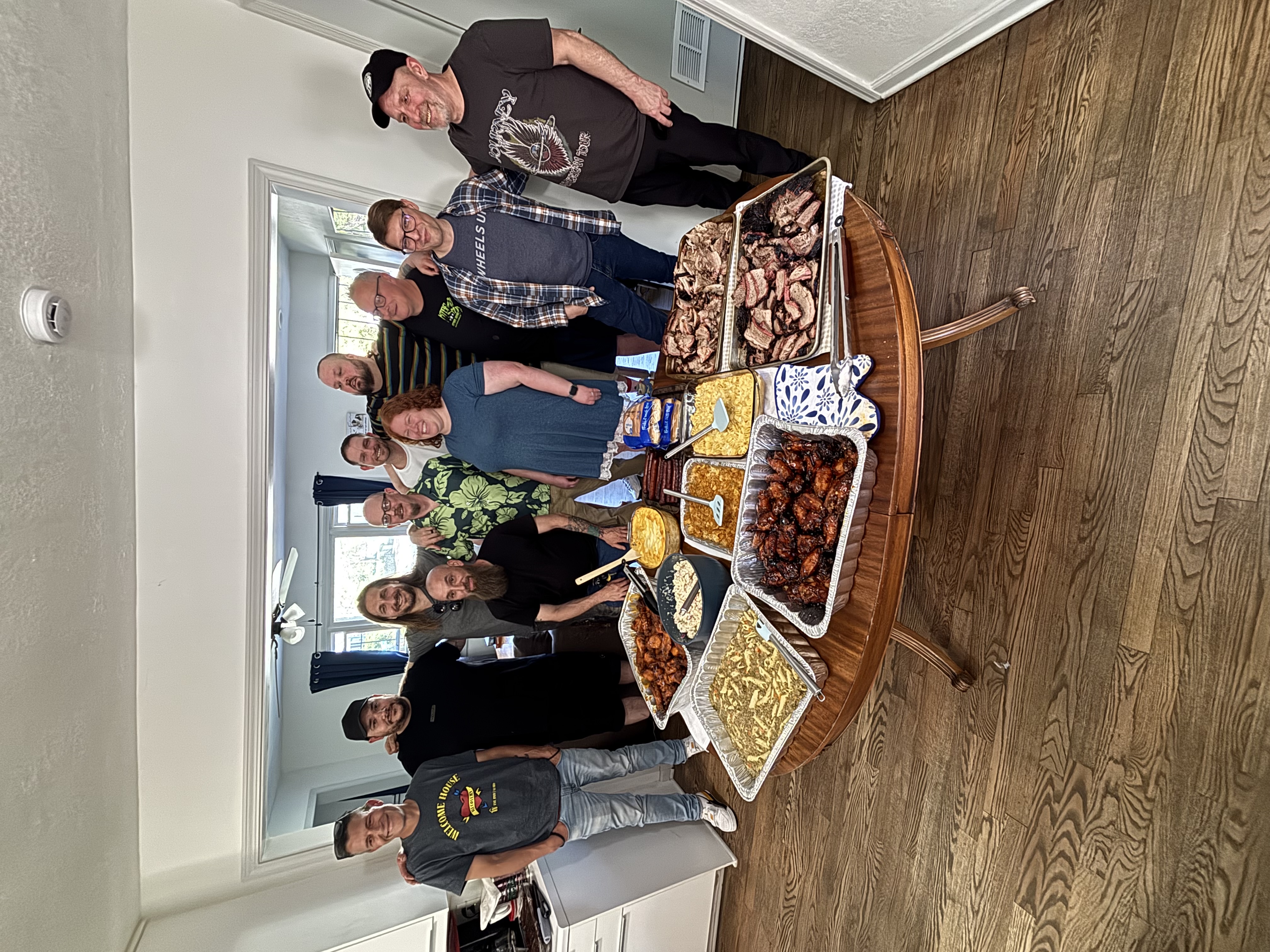 The Grove KC community gathered around a meal.