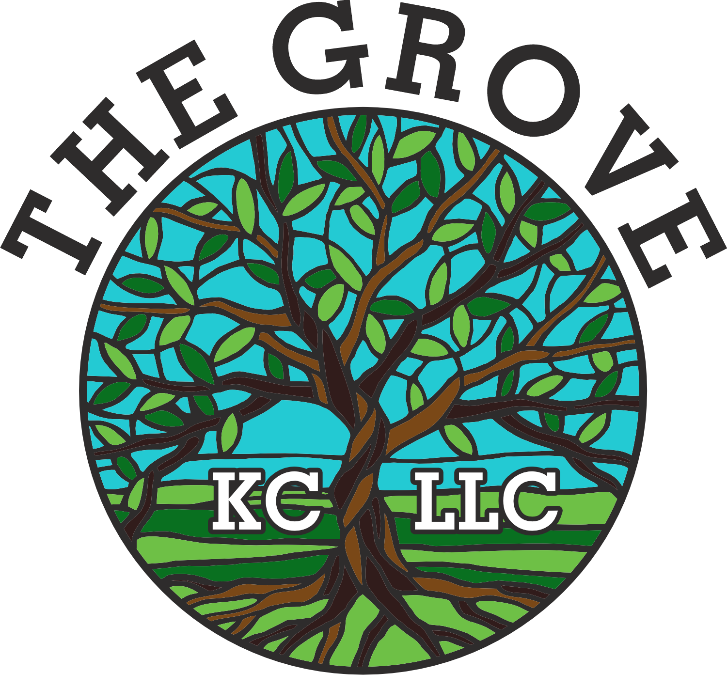 Alternate circular Grove KC logo
